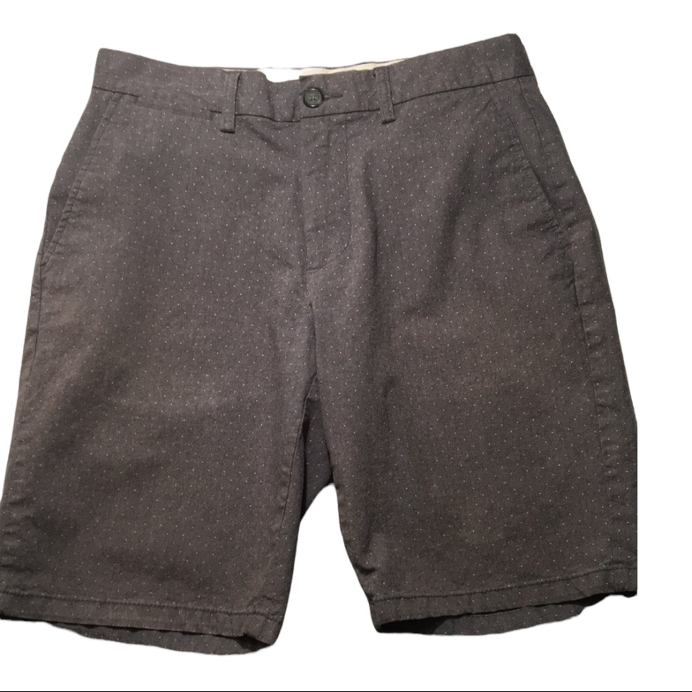 OLD NAVY Men’s Ultimate-Slim Built-In Flex Size 30 Grey/Dotted Shorts